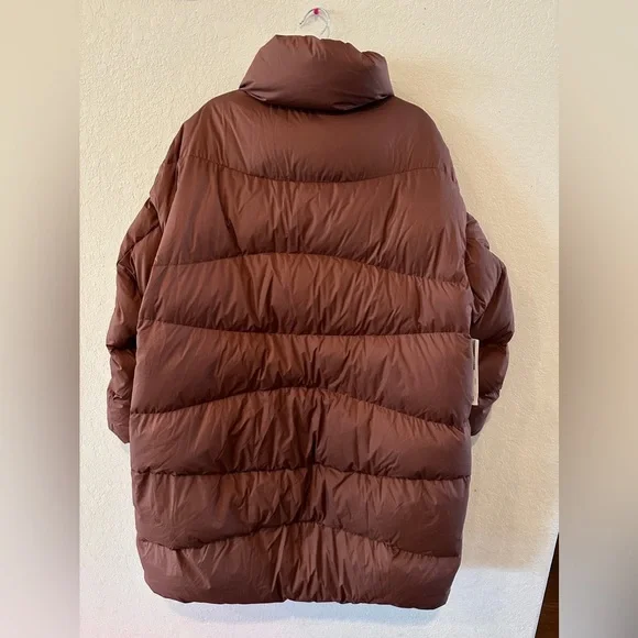 NWT Lululemon Long Oversized Down Jacket / Roasted Brown ——M/L